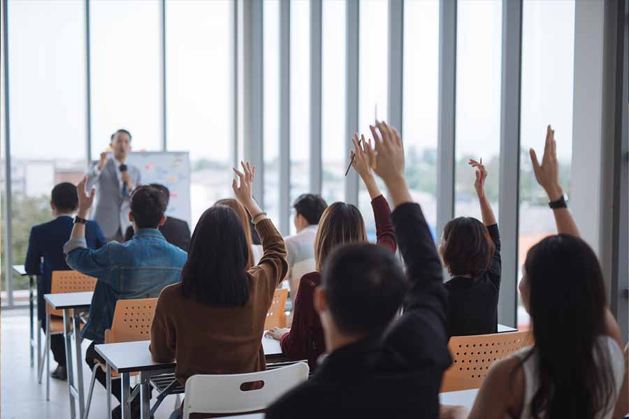 Corporate training workshop